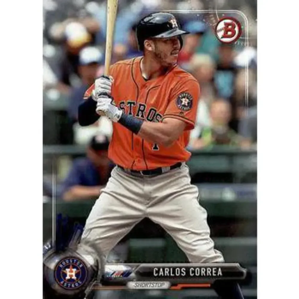 2017 Bowman Carlos Correa # 9 Houston Astros